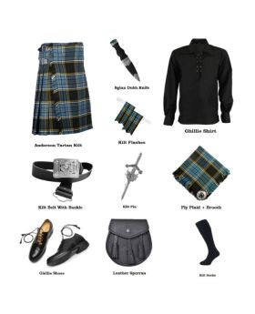 Anderson Tartan Kilt-Outfit-Set