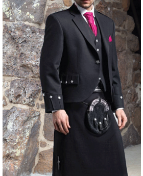 Black Argyll Wedding Kilt Outfit