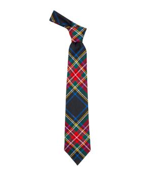 Stewart schwarze Tartan-Krawatte