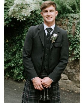 Hochzeits-Tweed-Kilt-Outfit